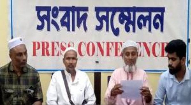 জমি ছাড়তে সাদ্দামের হুমকি, নিরাপত্তা চেয়ে প্রশাসনের দ্বারস্থ সংবাদ সম্মেলনে সমছু উদ্দিন