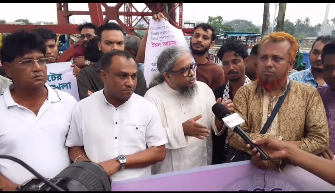 সিলেটের সার্বিক আইন-শৃঙ্খলা পরিস্থিতি নিয়ে সিলেট ভিজুয়াল মিডিয়া ফ্রেন্ডস ক্লাবের  পথ সভা ও মানববন্ধন
