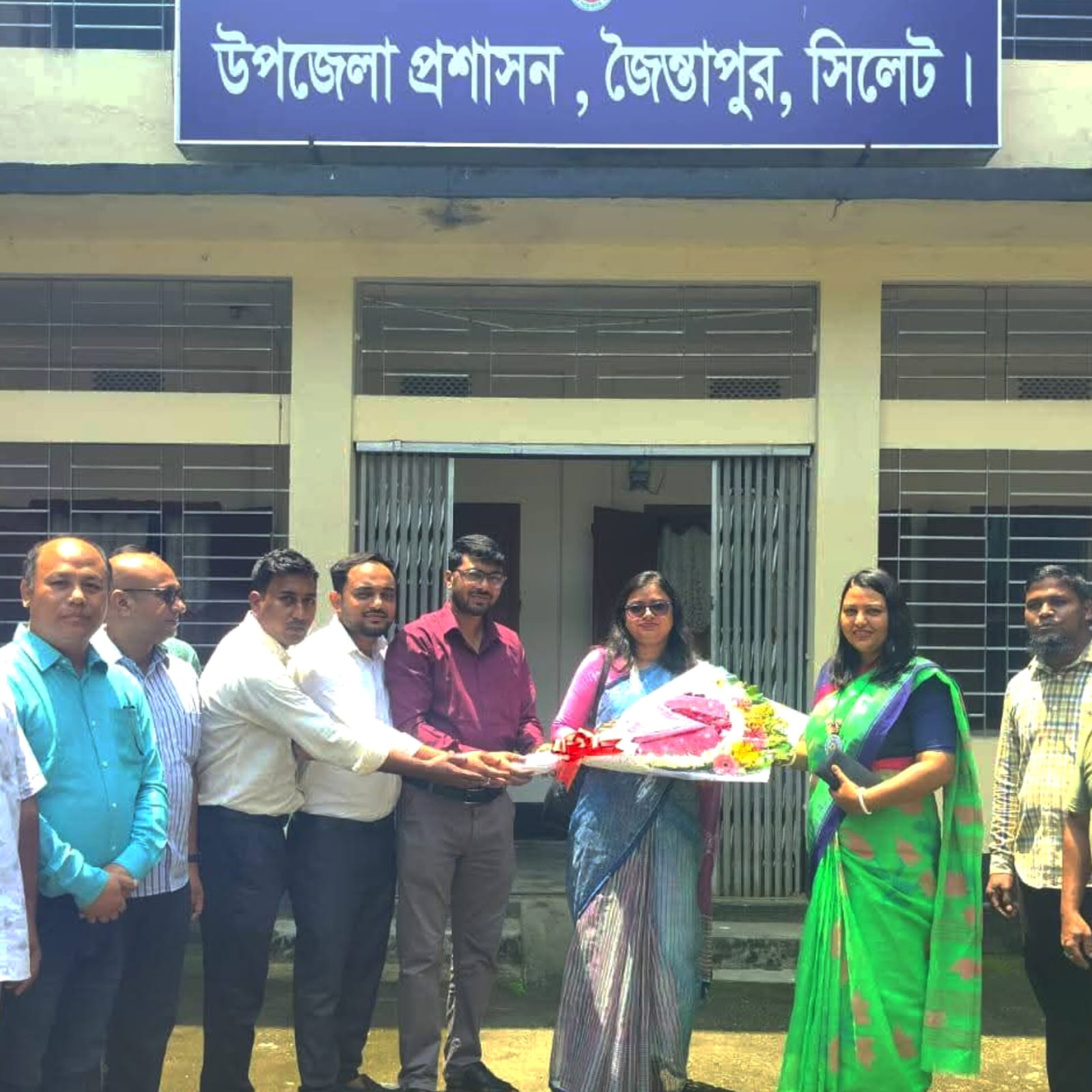 জৈন্তাপুরে নবাগত ইউএনও হিসেবে যোগদান করলেন সুনন্দা রায়